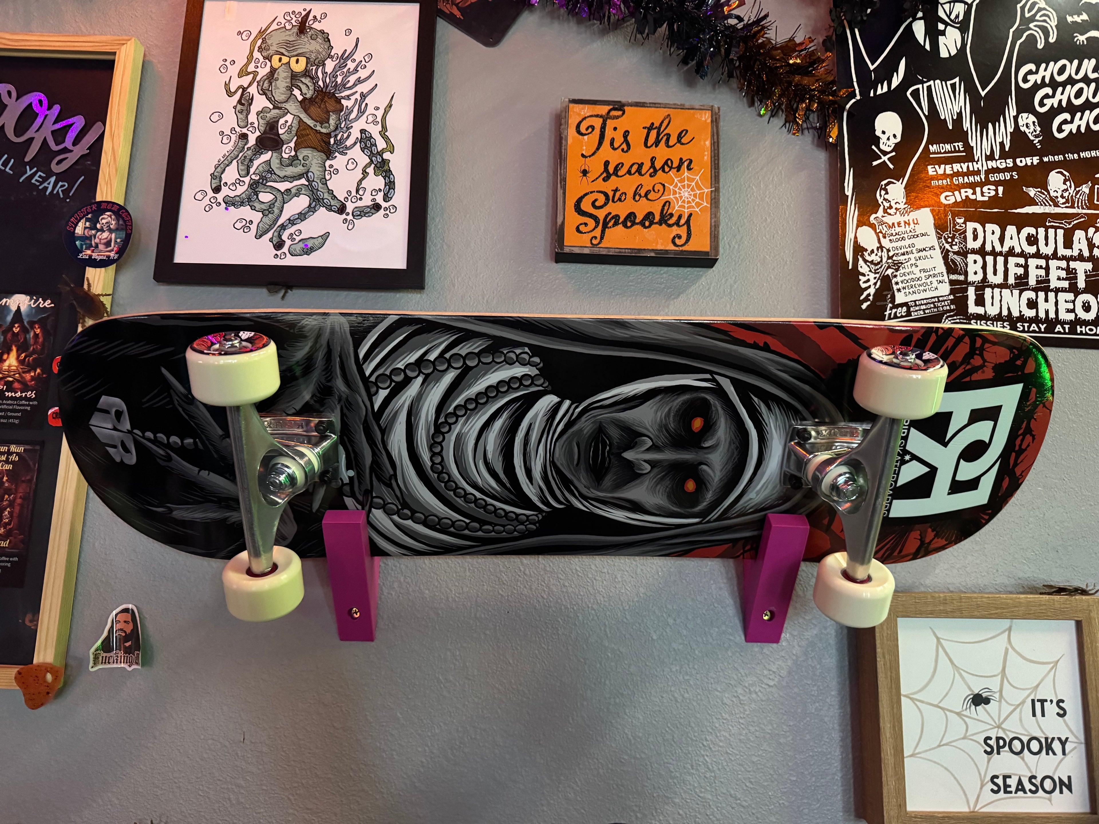 Rad Rip Nun Completed Skateboard Raffle End Hunger