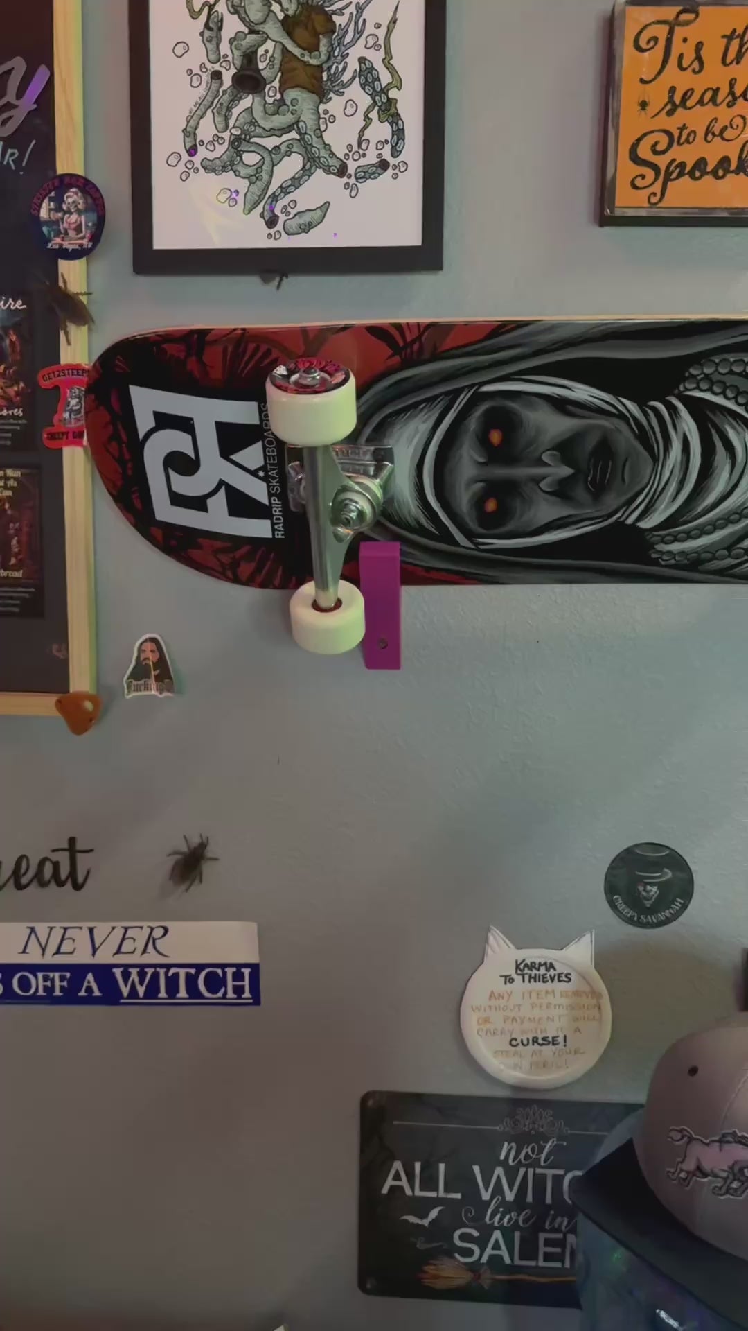 Rad Rip Nun Completed Skateboard Raffle End Hunger
