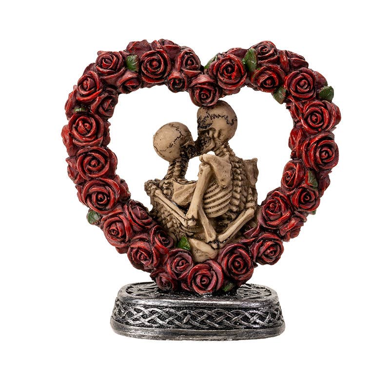Love Never Dies Couple Heart Roses