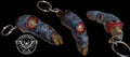 Blue Zombie Finger Keychain