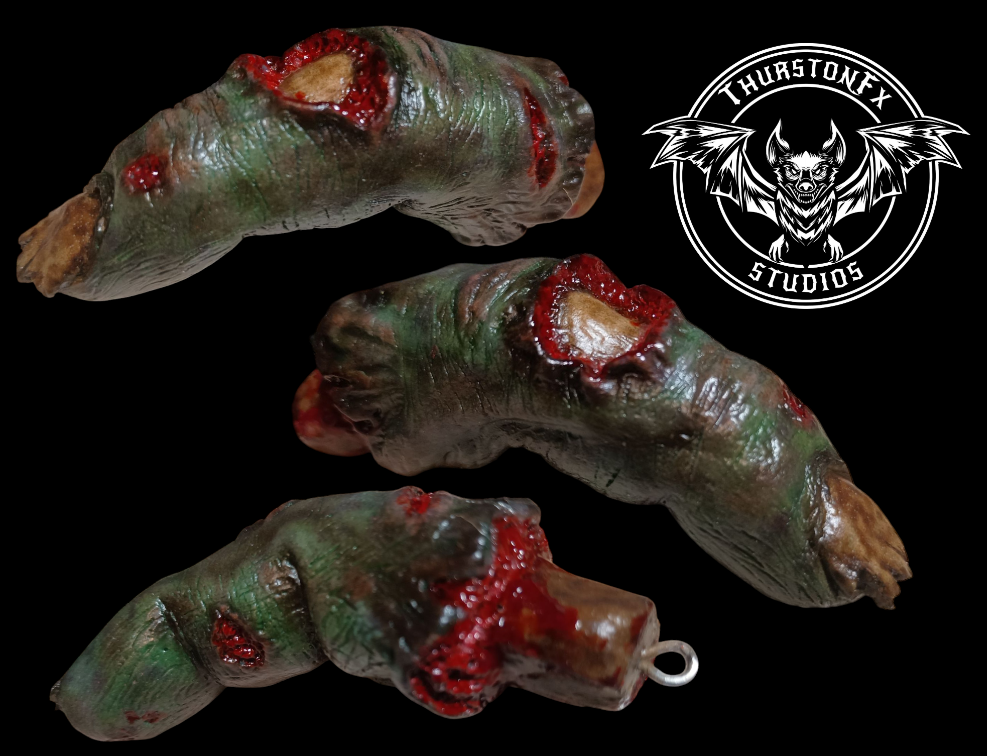 Classic Zombie Finger Keychain