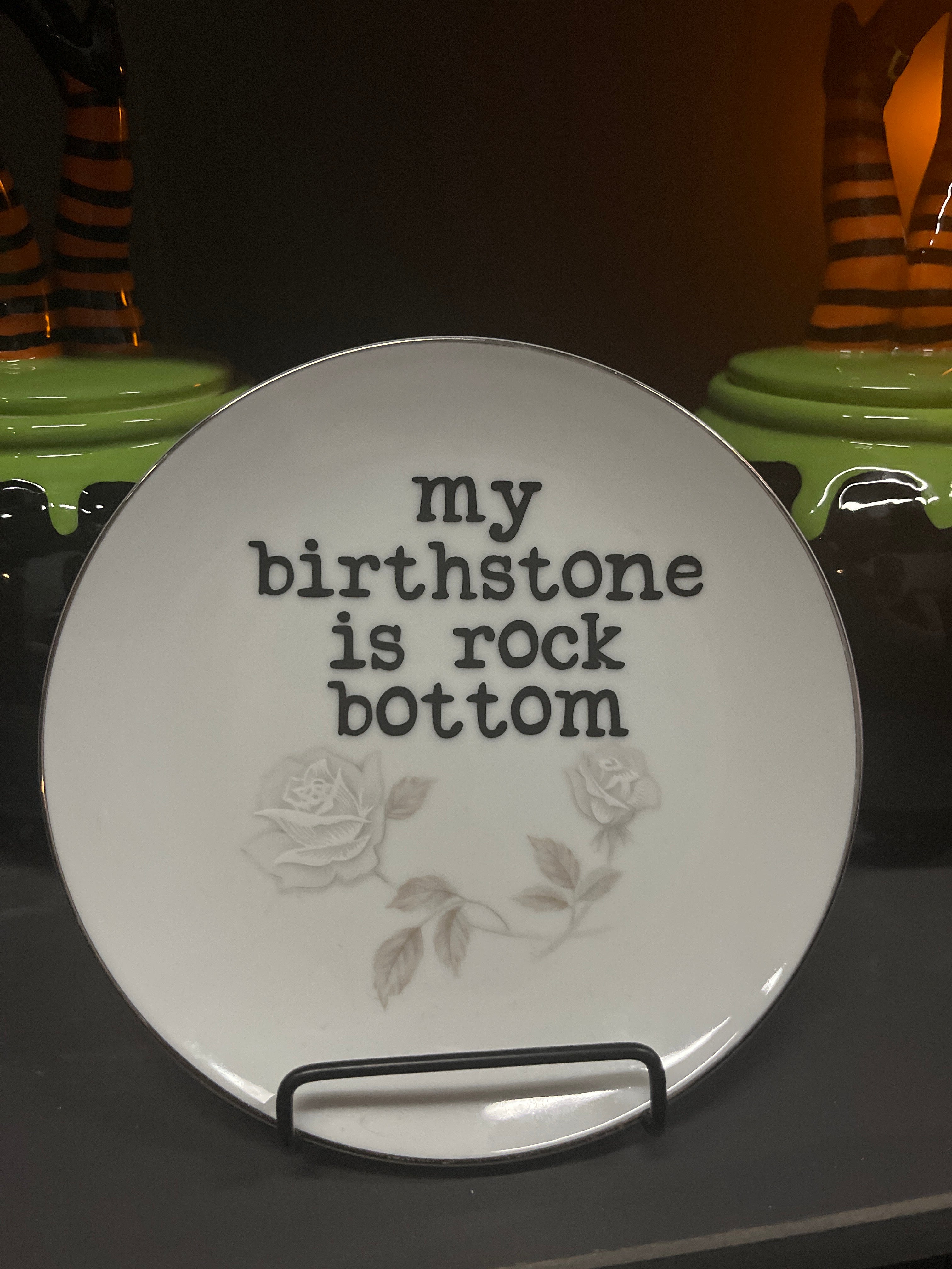 Upcycled Funny Plates