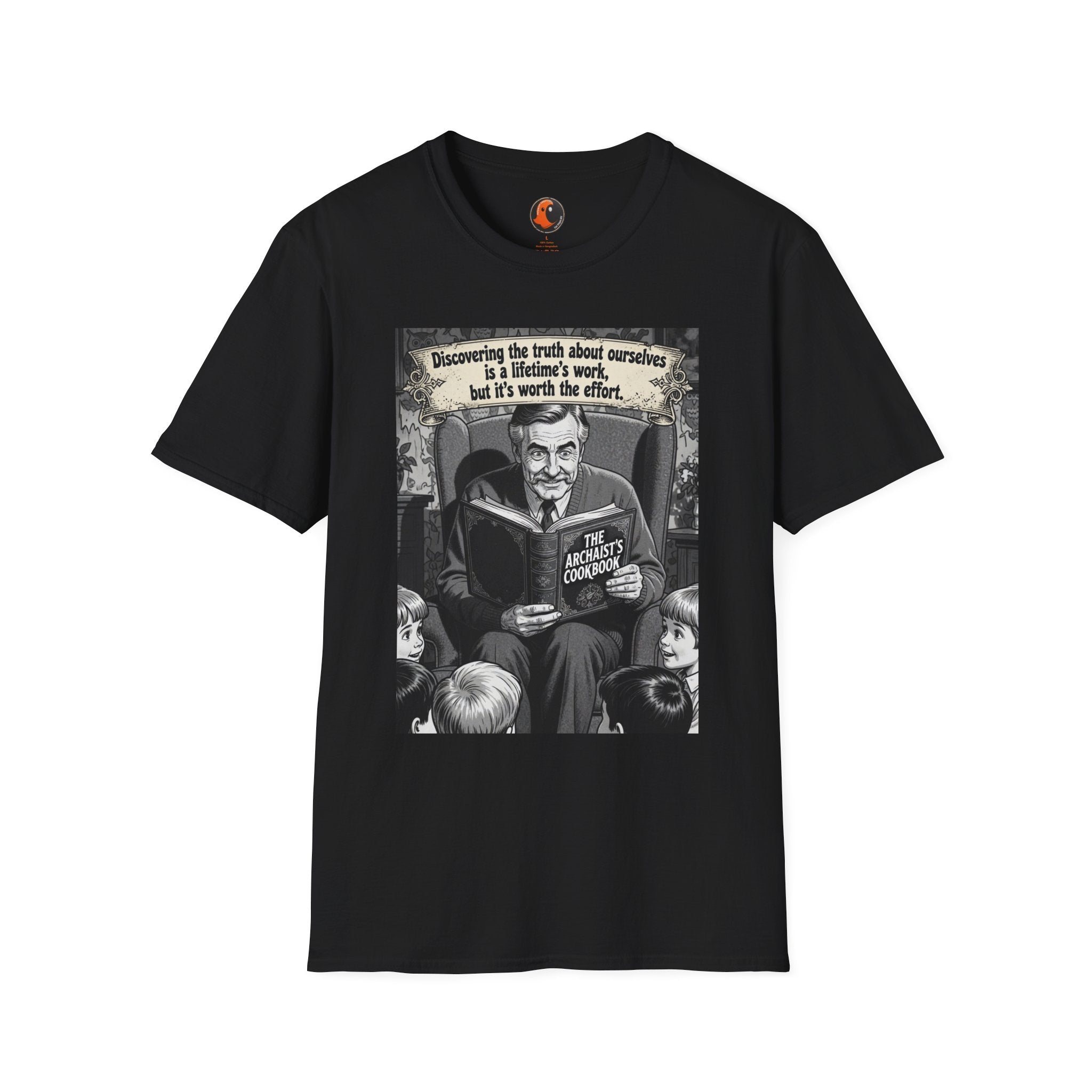 Discovering the Truth Quote T-Shirt | Vintage Illustration, Gothic Reader Design