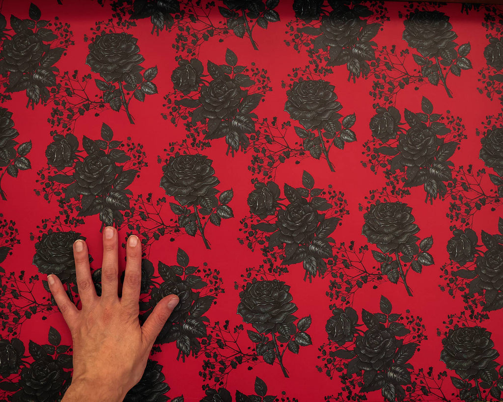 Gothic Rose Pattern Premium Matte Gift Wrapping Paper (Not Yet Available)
