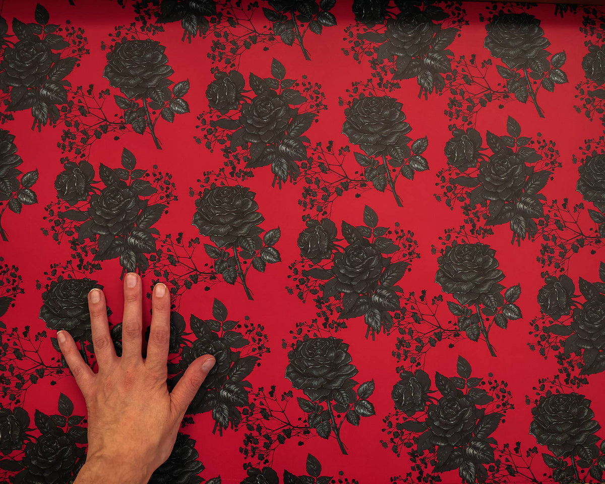 Gothic Rose Pattern Premium Matte Gift Wrapping Paper (Not Yet Available)