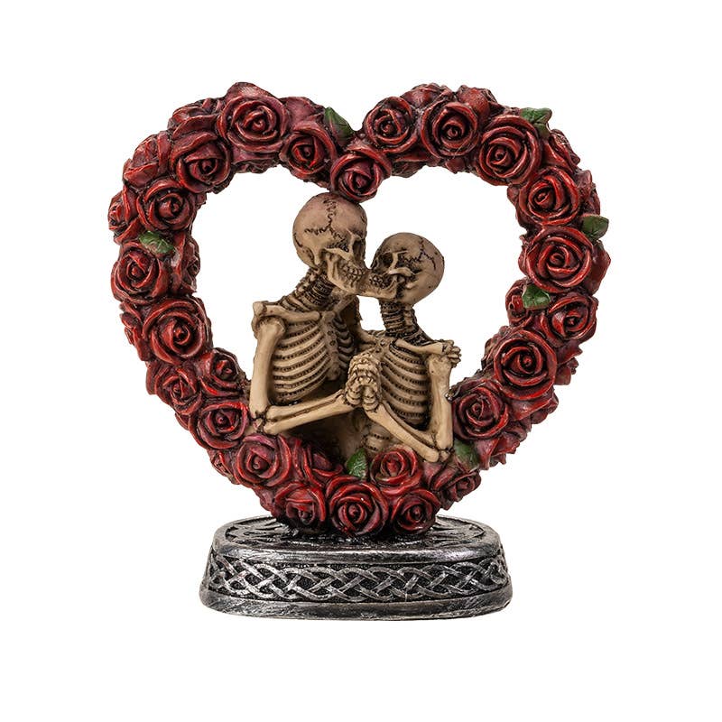 Love Never Dies Couple Heart Roses