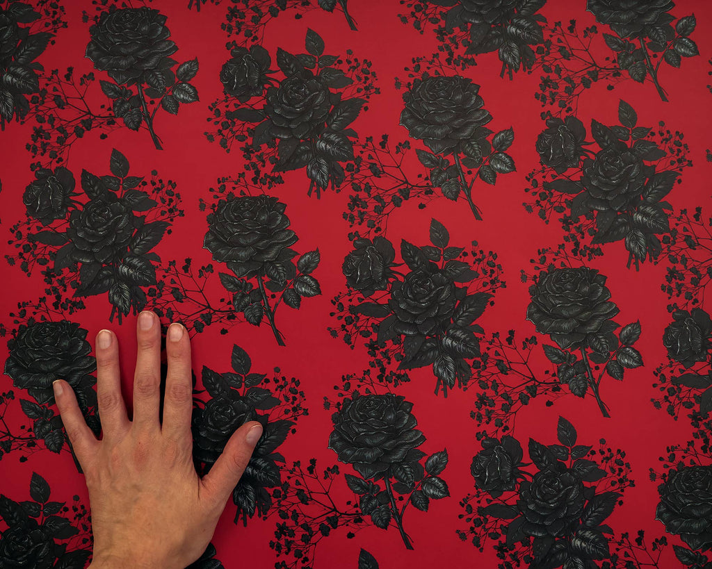 Gothic Rose Pattern Premium Matte Gift Wrapping Paper (Not Yet Available)