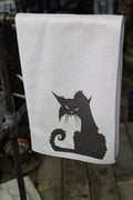 Cranky Cat Kitchen Hand Towel