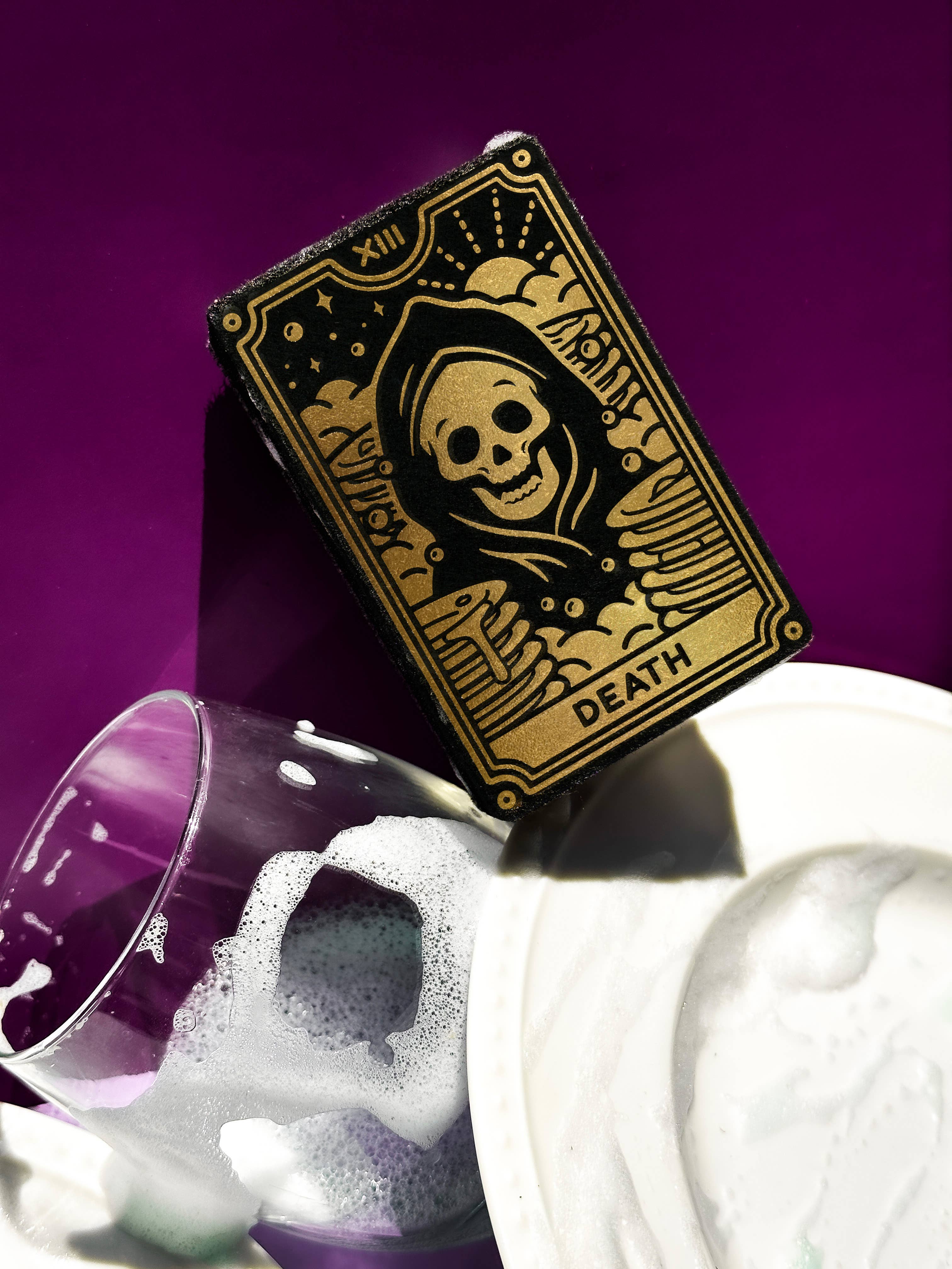 Sponges - CLEAN FATE - Tarot Card Designs, Metallic