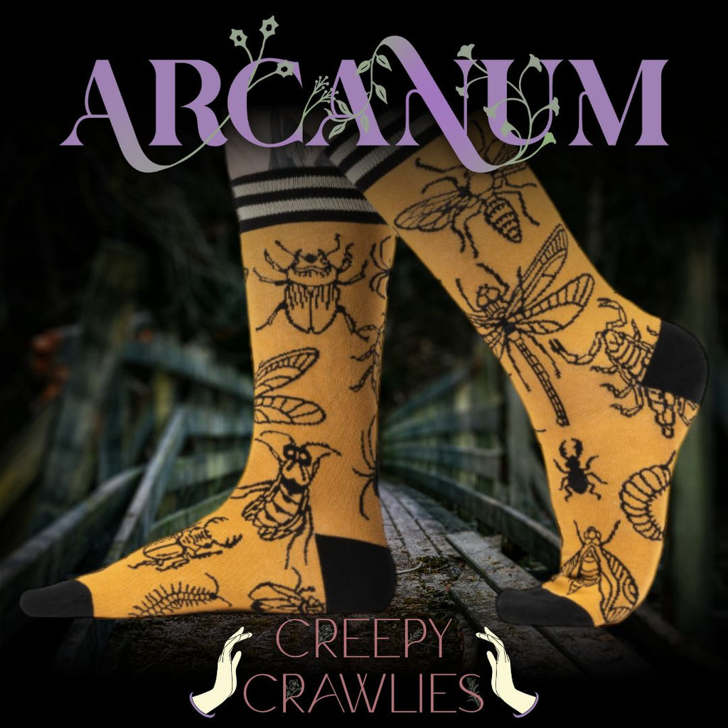 Creepy Crawlies Crew Socks