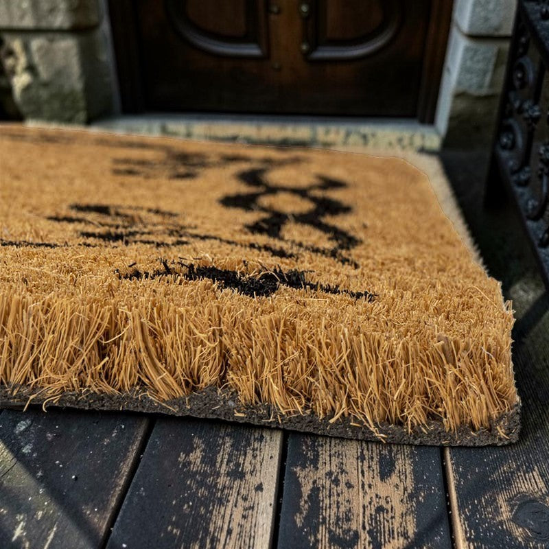 The Witch Is In Decorative Halloween Welcome Door Mat