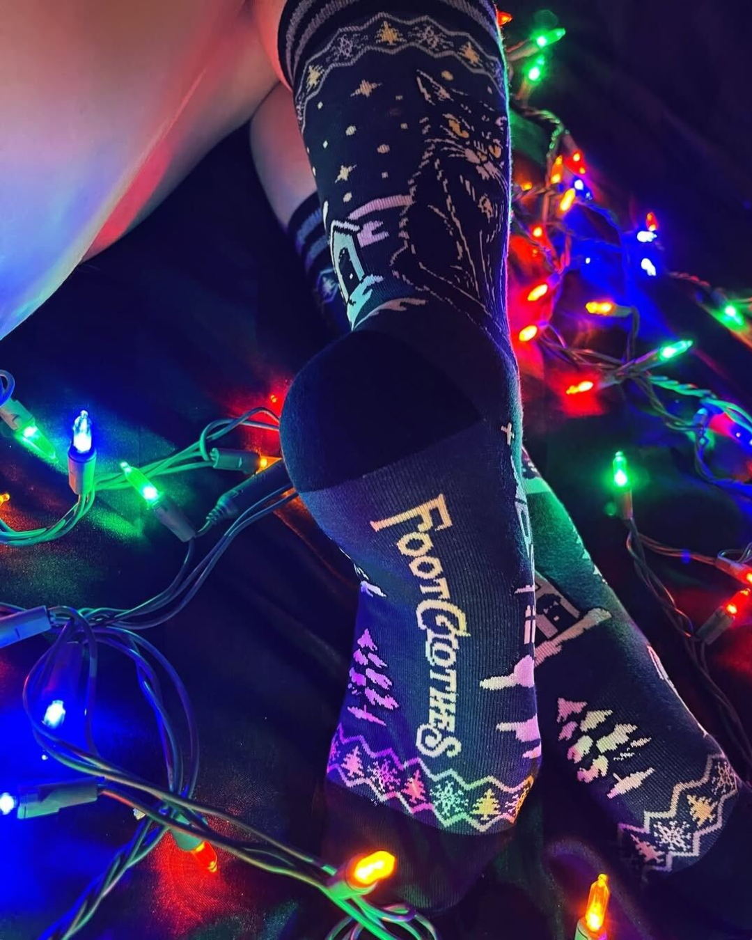 Yule Cat Crew Socks