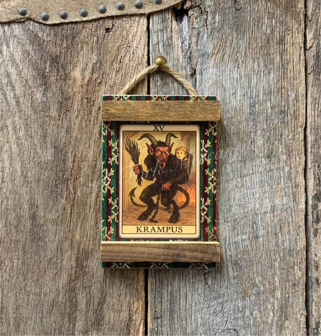 Krampus Sign, Christmas Sign