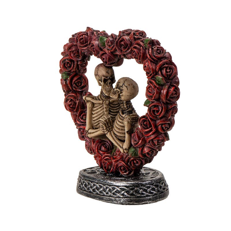 Love Never Dies Couple Heart Roses