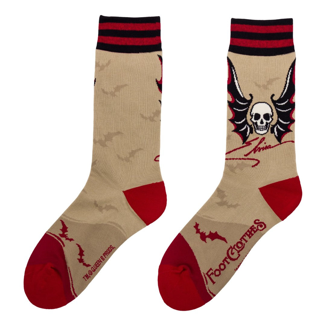 Elvira Cruel Ink Crew Socks