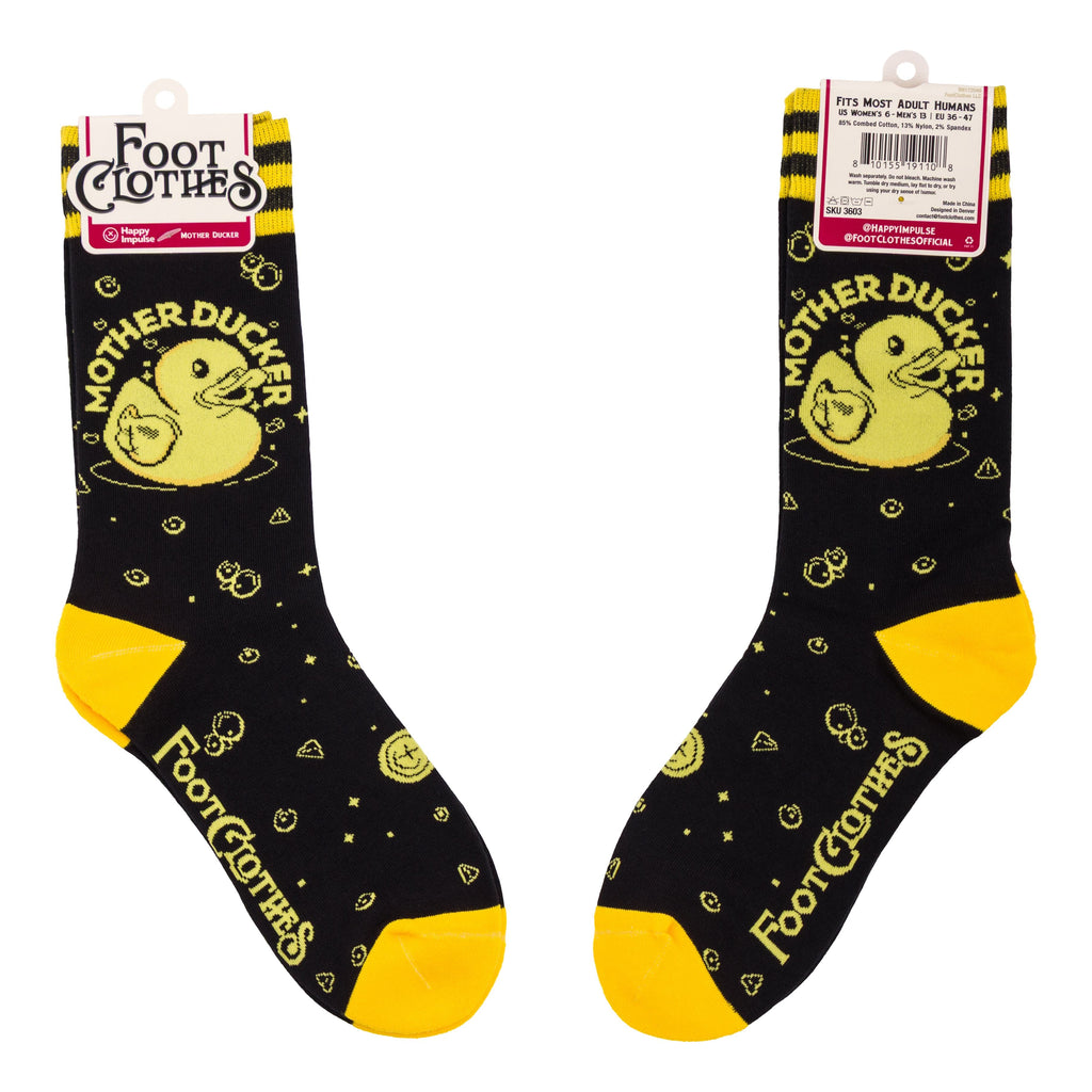 PREORDER Mother Ducker Crew Socks