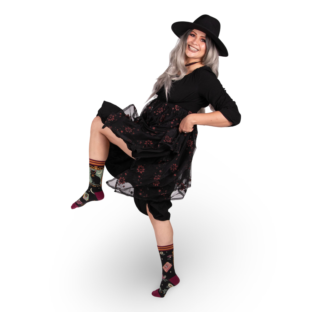 PREORDER Duchess Shadowfloof's Mew World Order Crew Socks