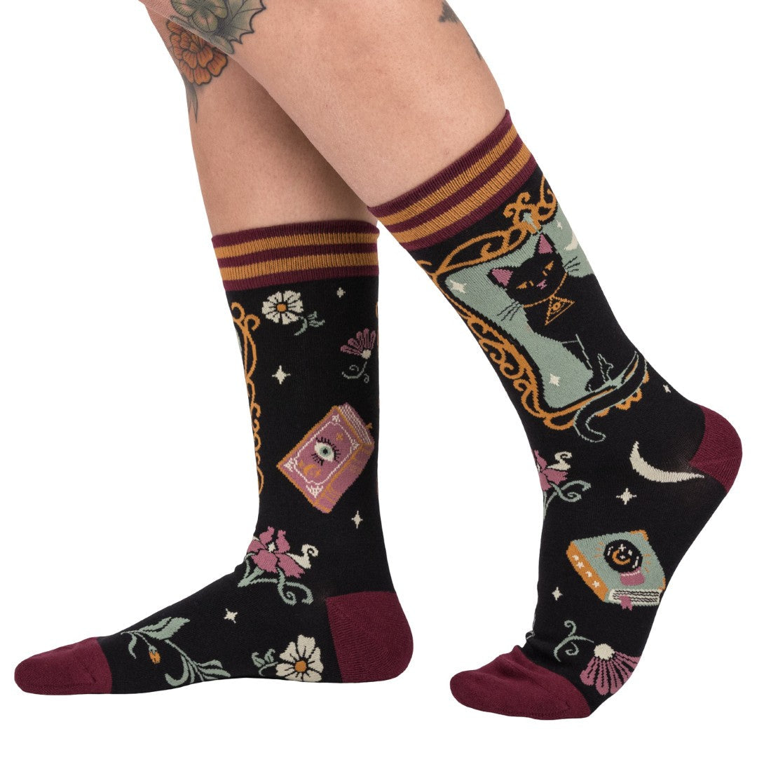 PREORDER Duchess Shadowfloof's Mew World Order Crew Socks