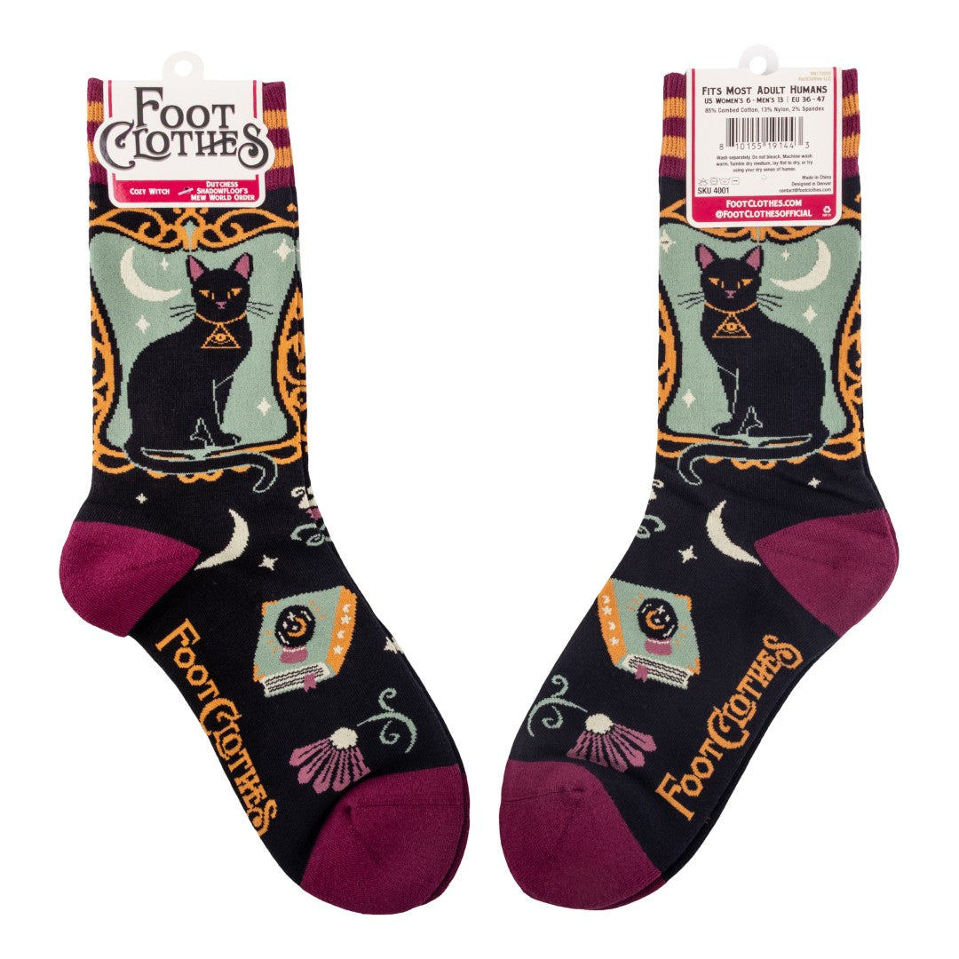 PREORDER Duchess Shadowfloof's Mew World Order Crew Socks