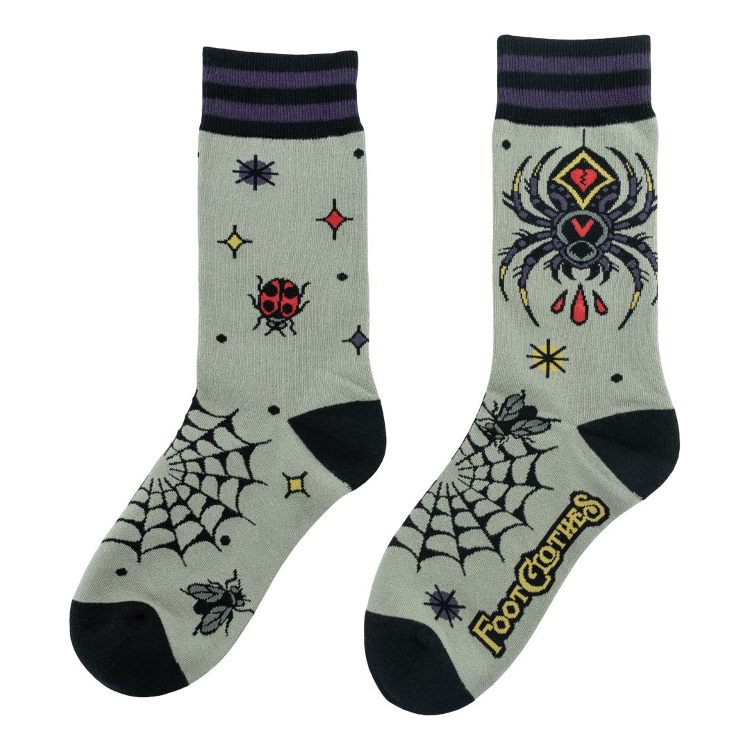 Widow's Web Crew Socks
