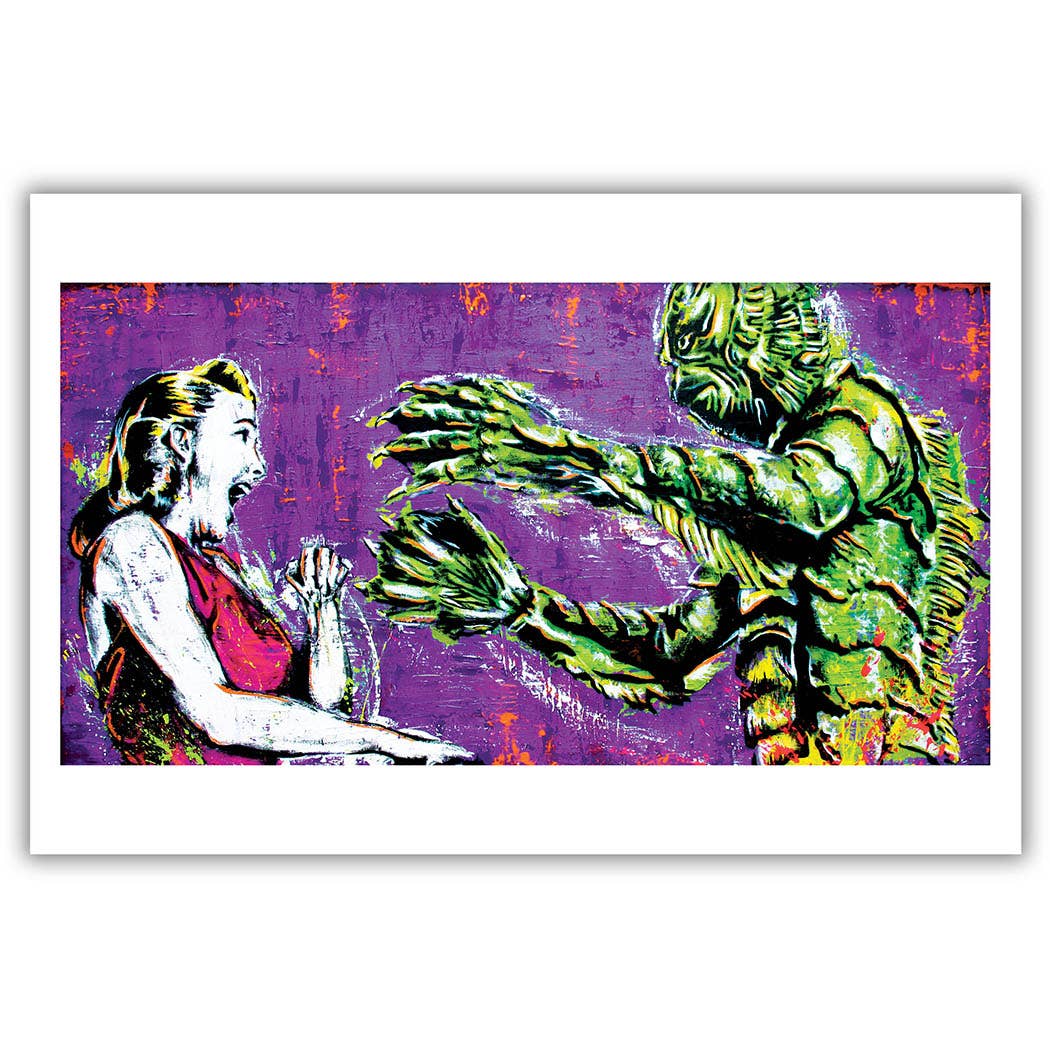 Creature from the Black Lagoon Art Print 18 x 12"