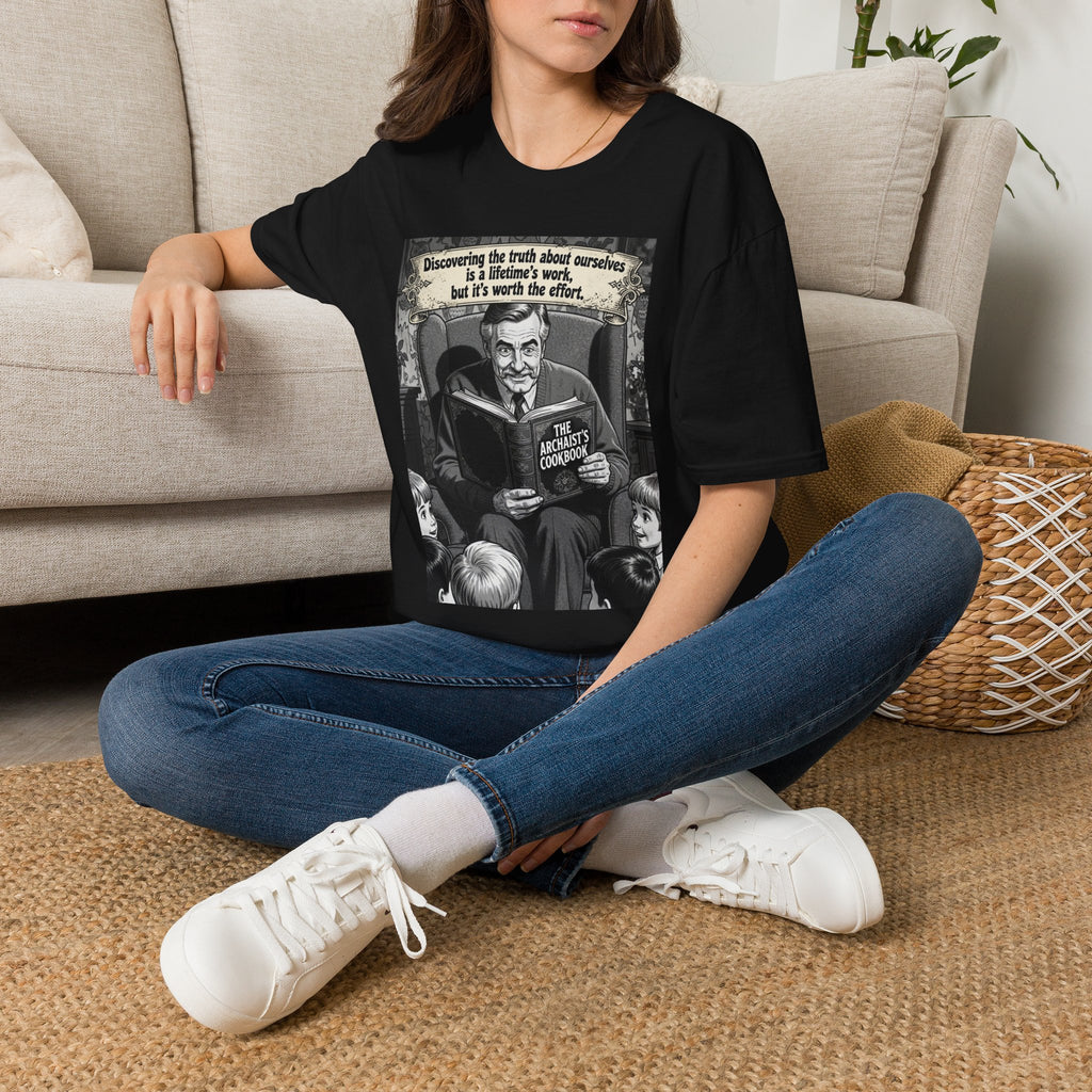 Discovering the Truth Quote T-Shirt | Vintage Illustration, Gothic Reader Design