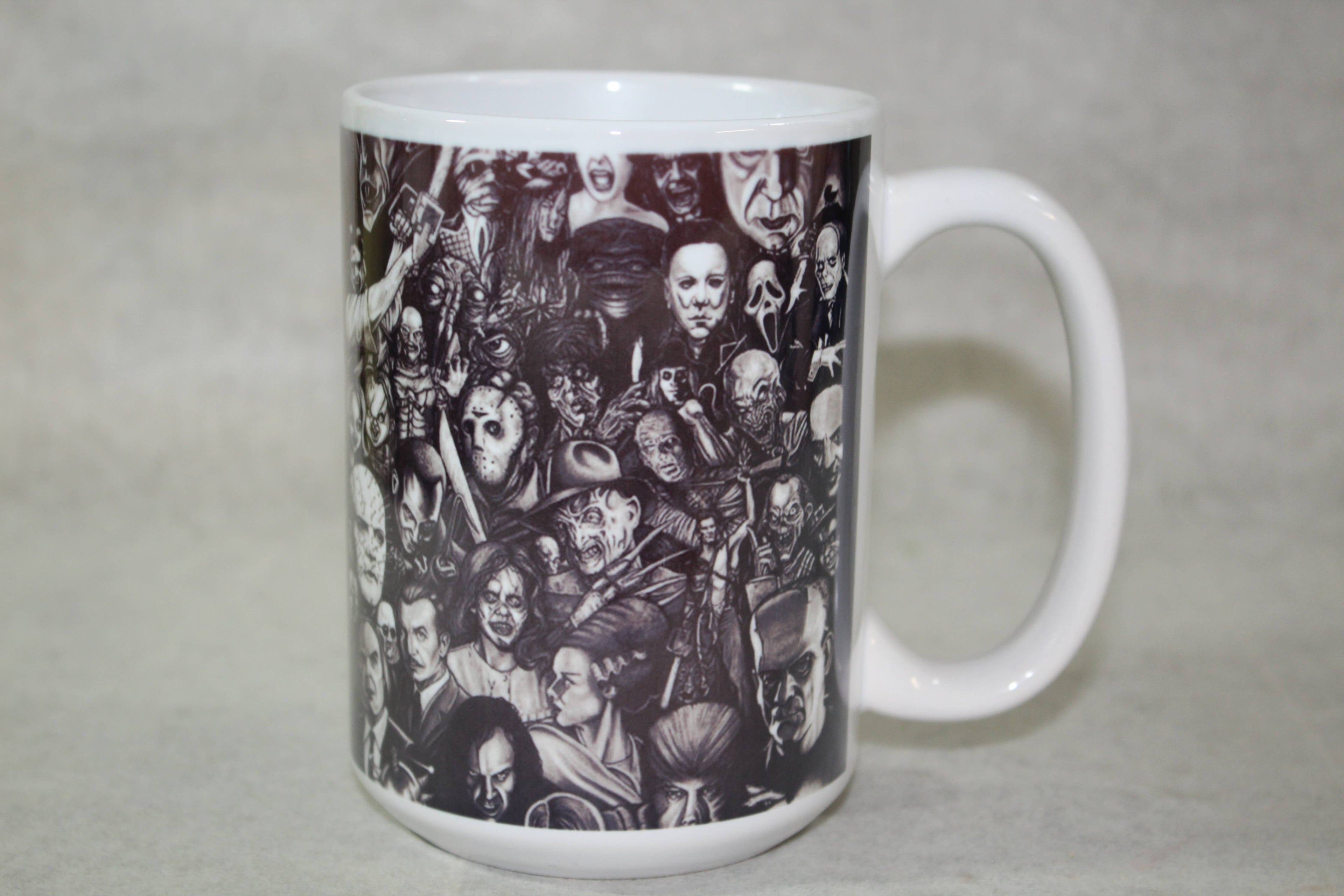 Classic Monster Movie Horror Collage