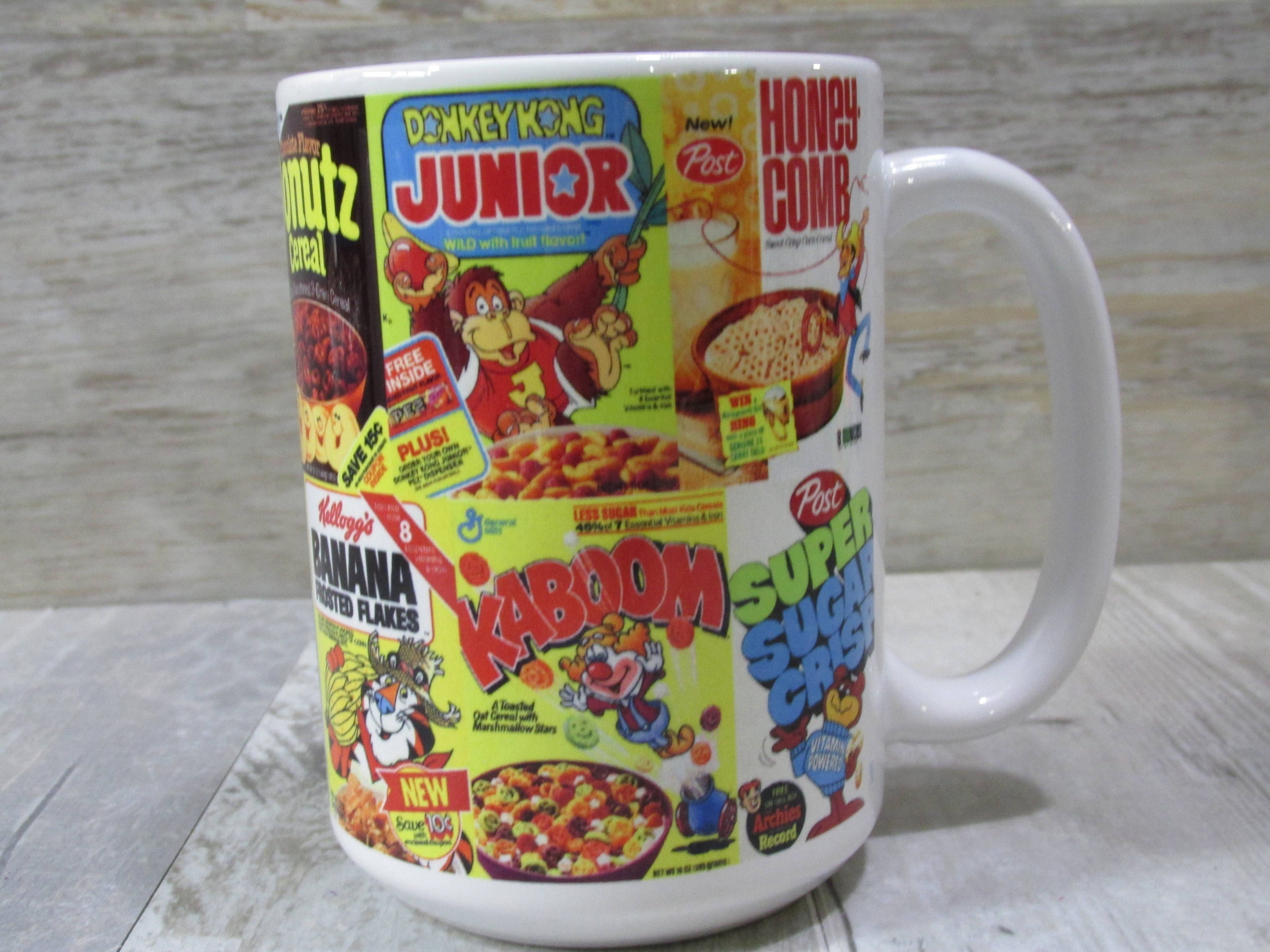 Cool Vintage 1980s Cereal Box //15oz. Ceramic Mug