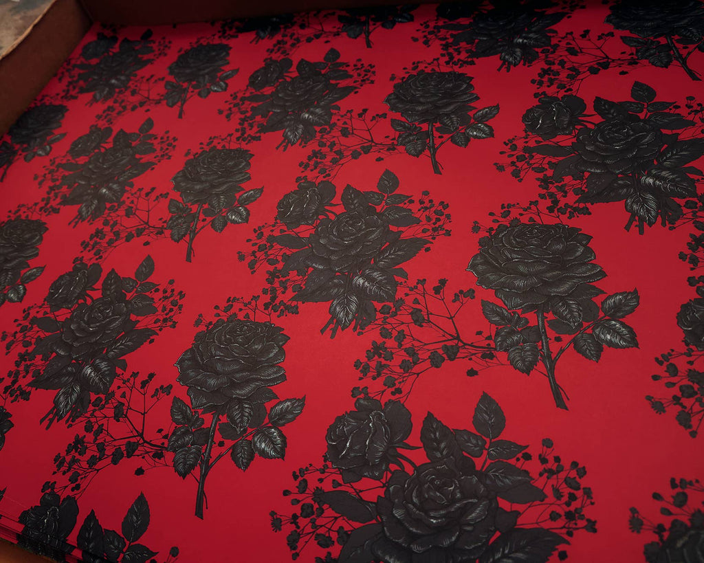 Gothic Rose Pattern Premium Matte Gift Wrapping Paper (Not Yet Available)