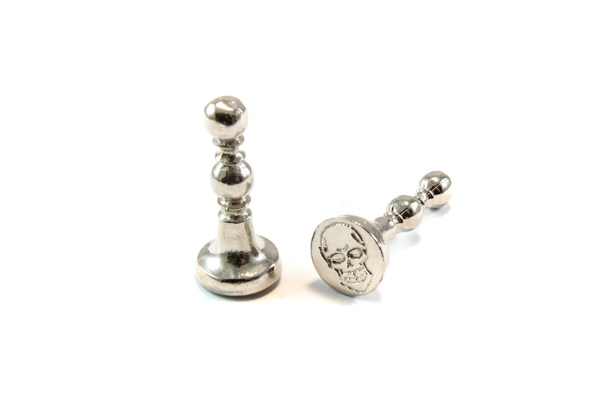 Skull Wax Seal Kit: Seal Stamp/Wax/Ink Pad