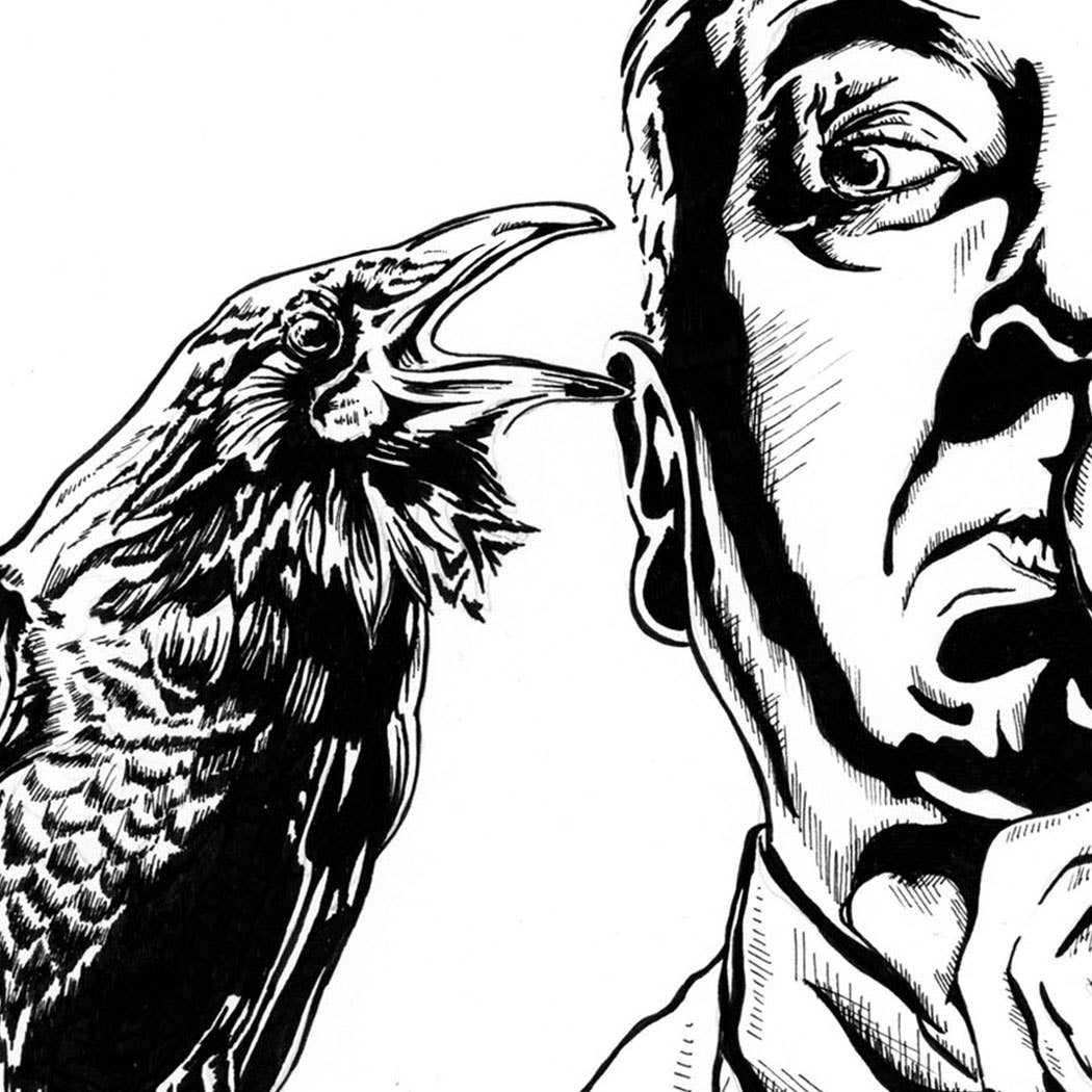 Alfred Hitchcock Art Print 12 x 18"
