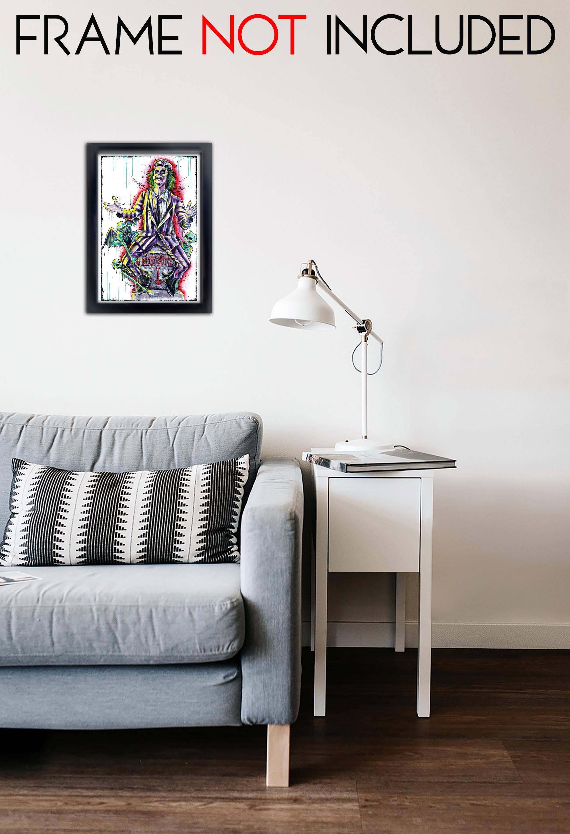 Here Lies Beetlejuice Art Print 12x18"