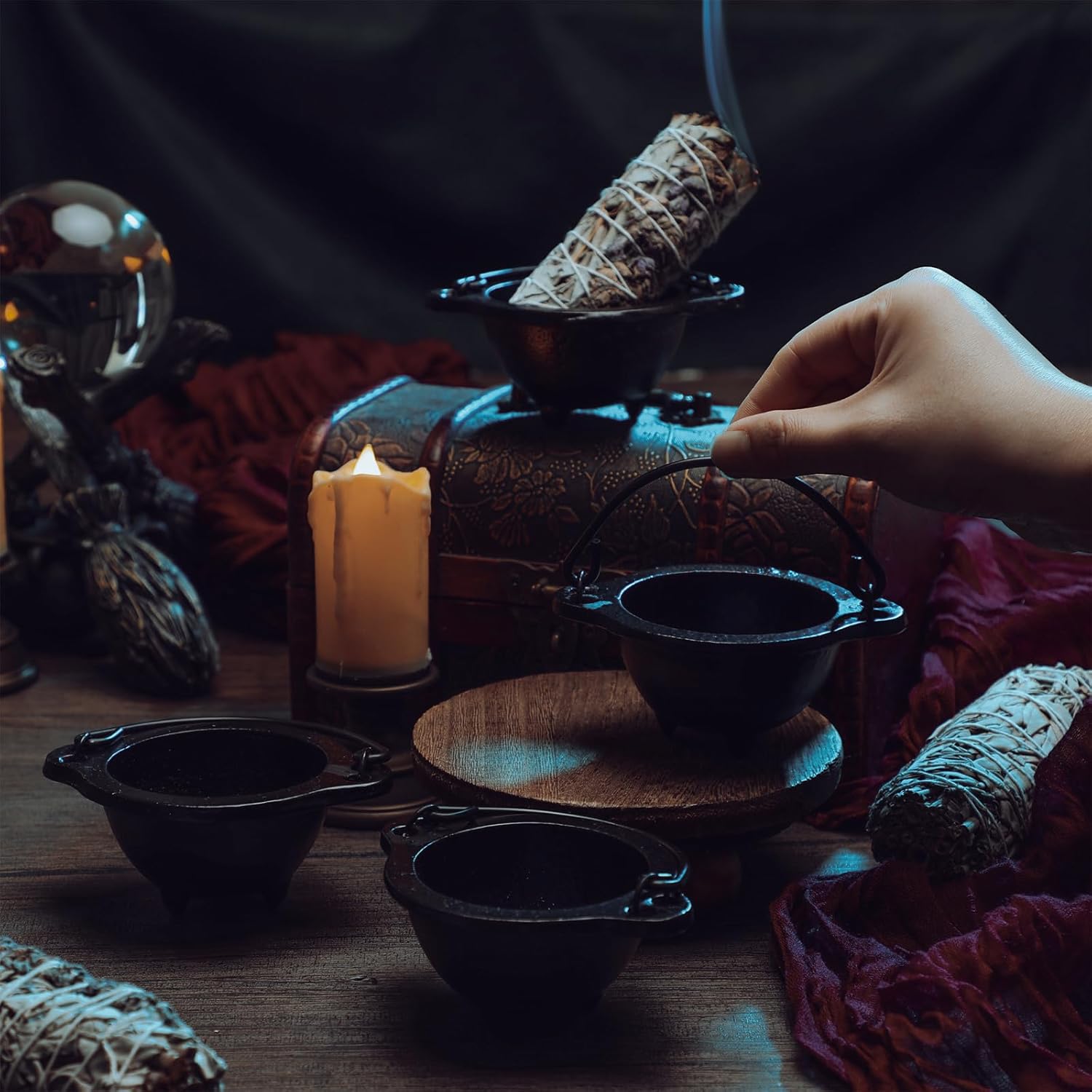 Cast Iron Mini Cauldron
