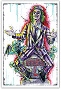 Here Lies Beetlejuice Art Print 12x18"