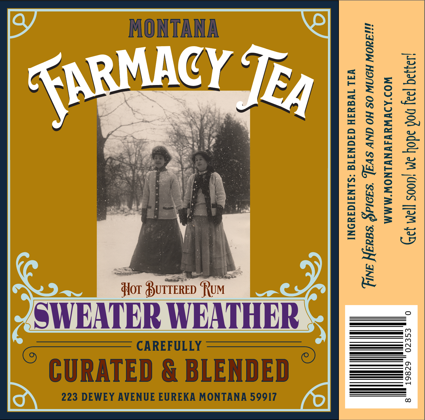 Sweater Weather or Swedah weddah  It's COLD! but its HOT Tea