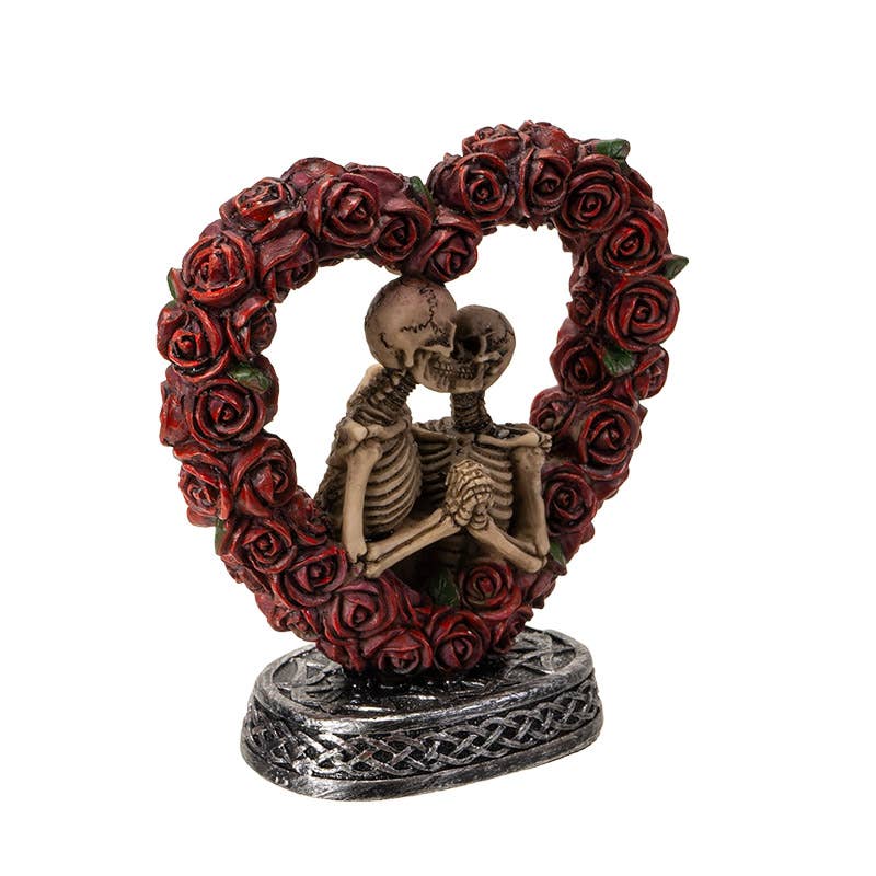 Love Never Dies Couple Heart Roses