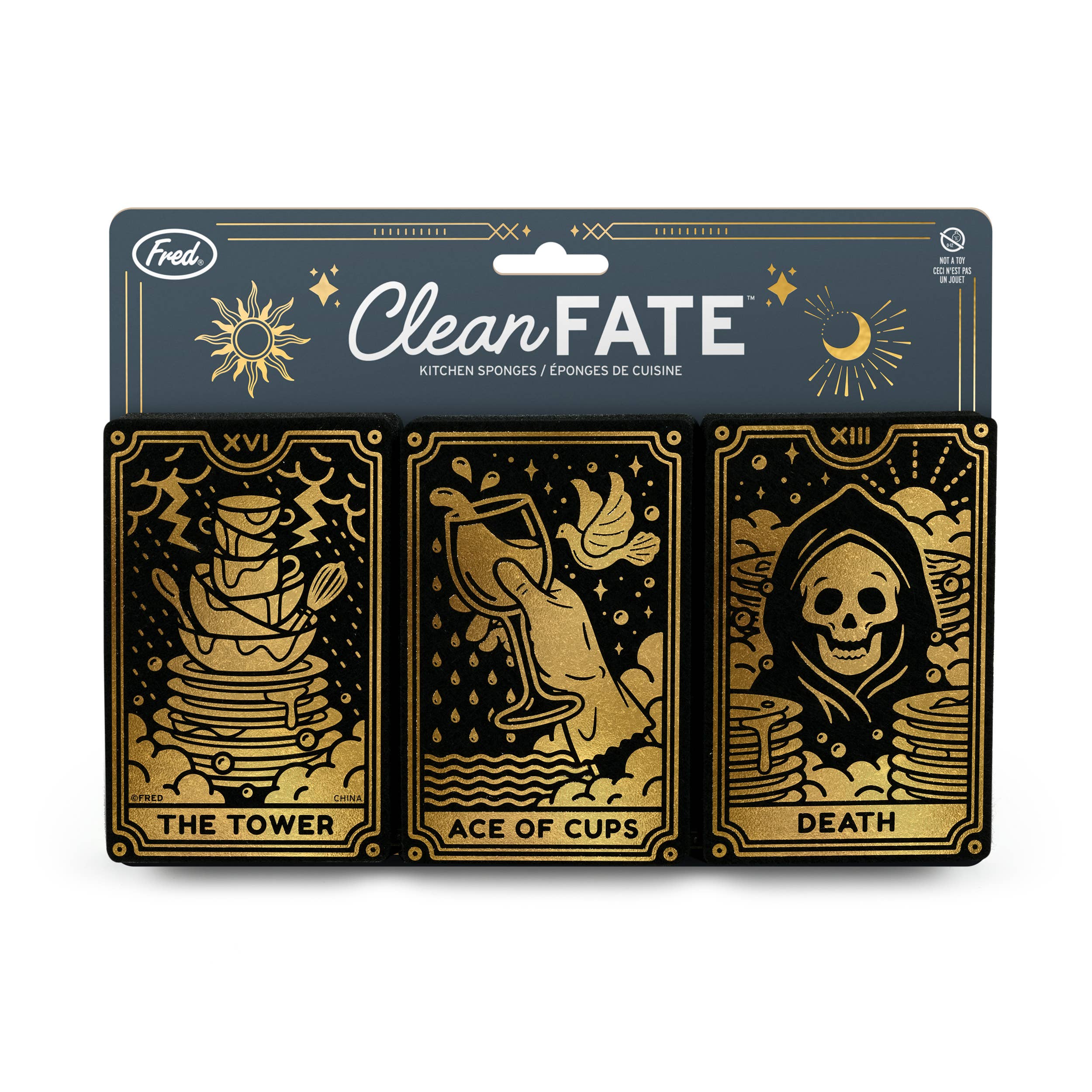Sponges - CLEAN FATE - Tarot Card Designs, Metallic