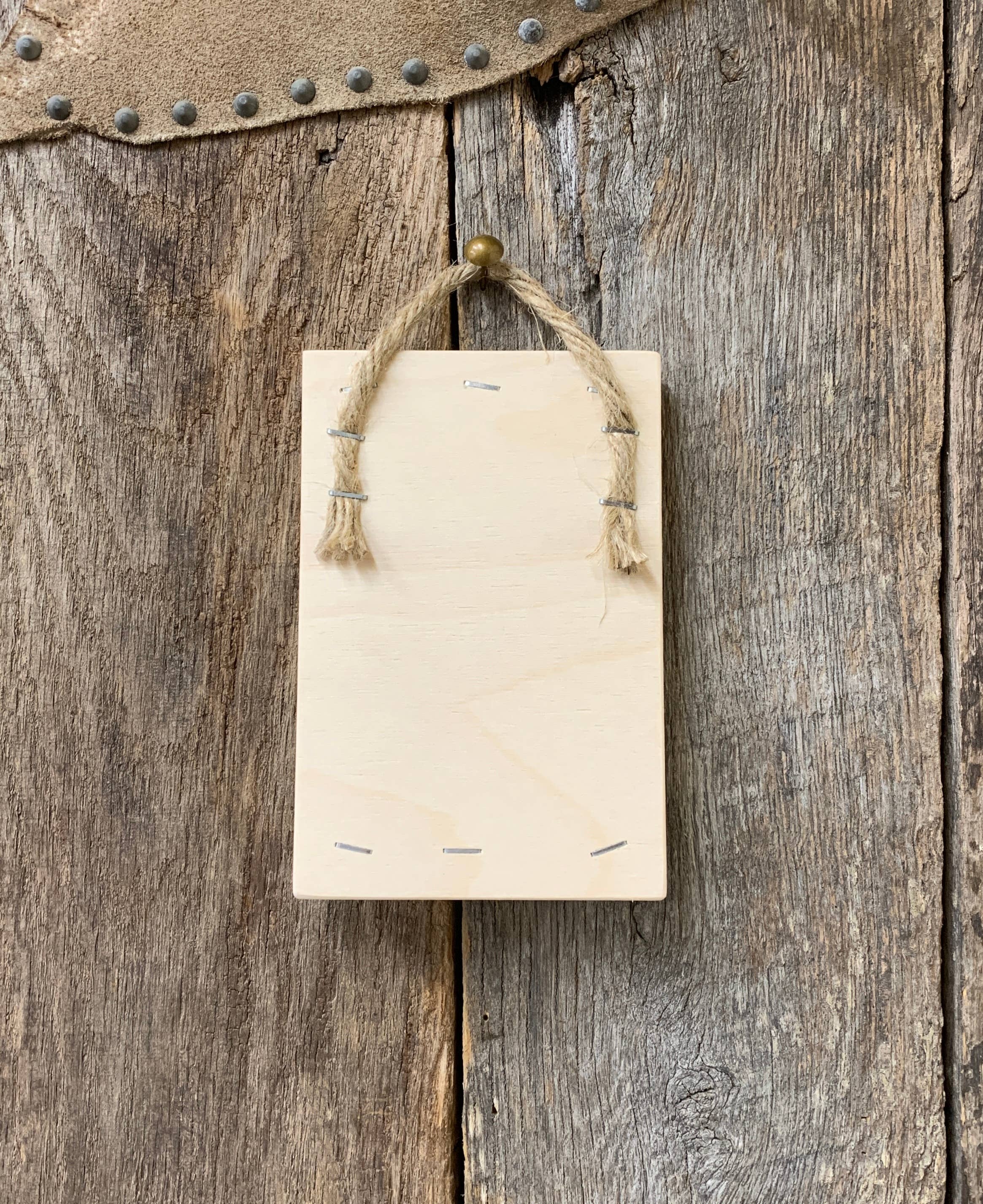 Krampus Sign, Christmas Sign