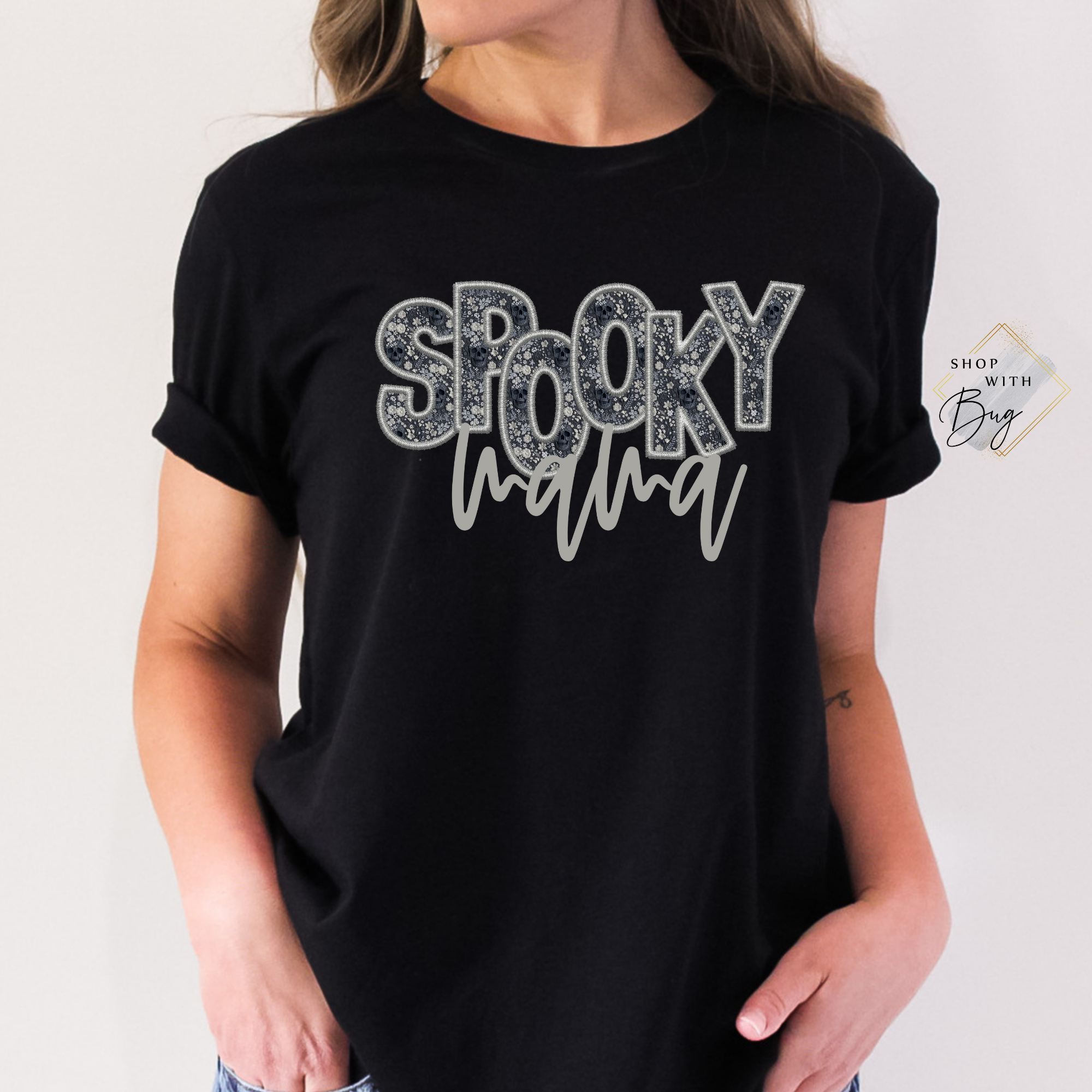 Spooky Mama Adult Shirt