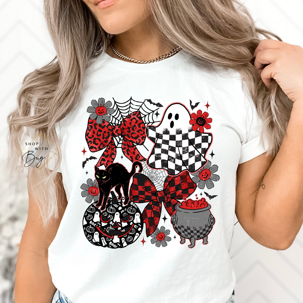 Preppy Halloween Adult Shirt