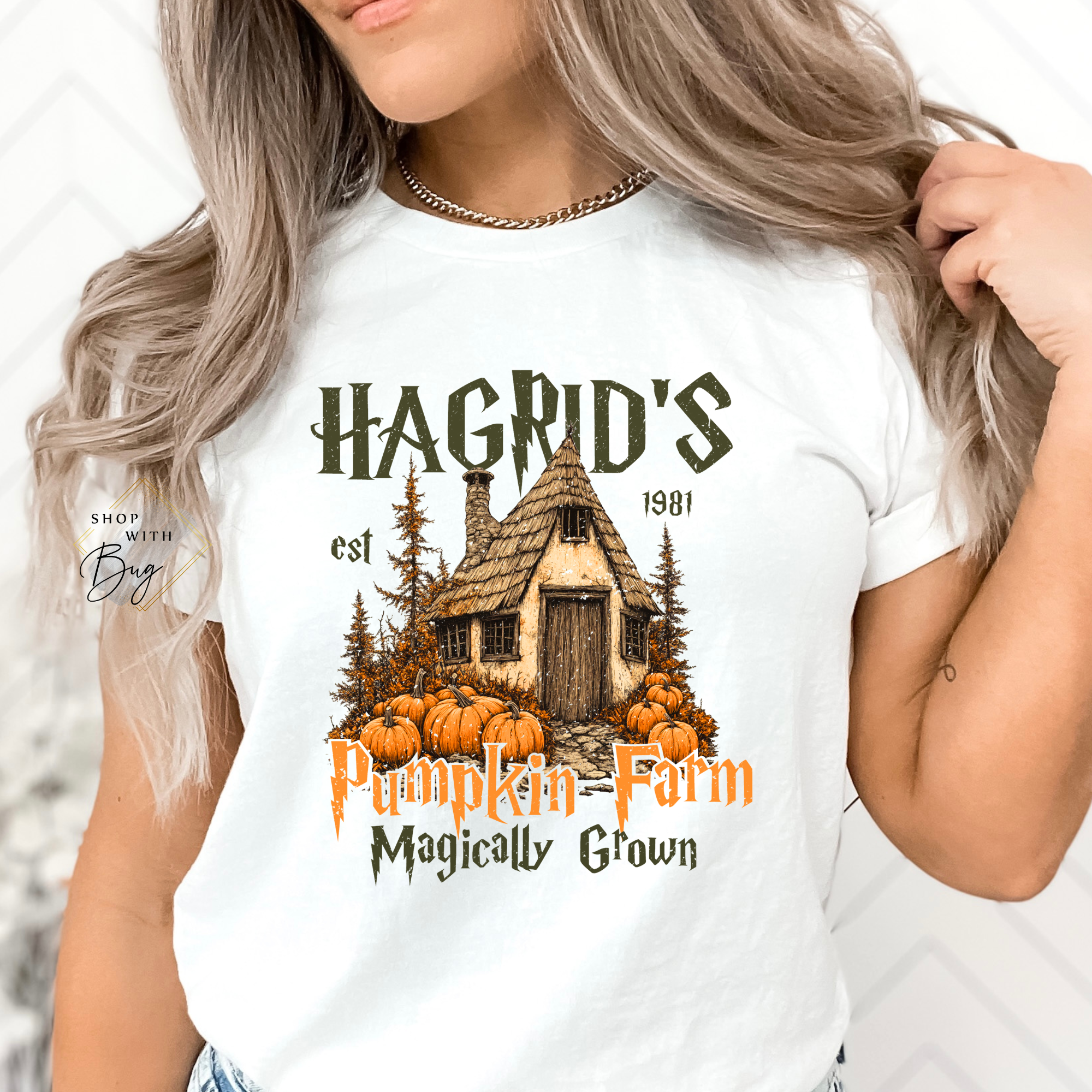 Hagrid Pumpkin Farm Adult Shirt