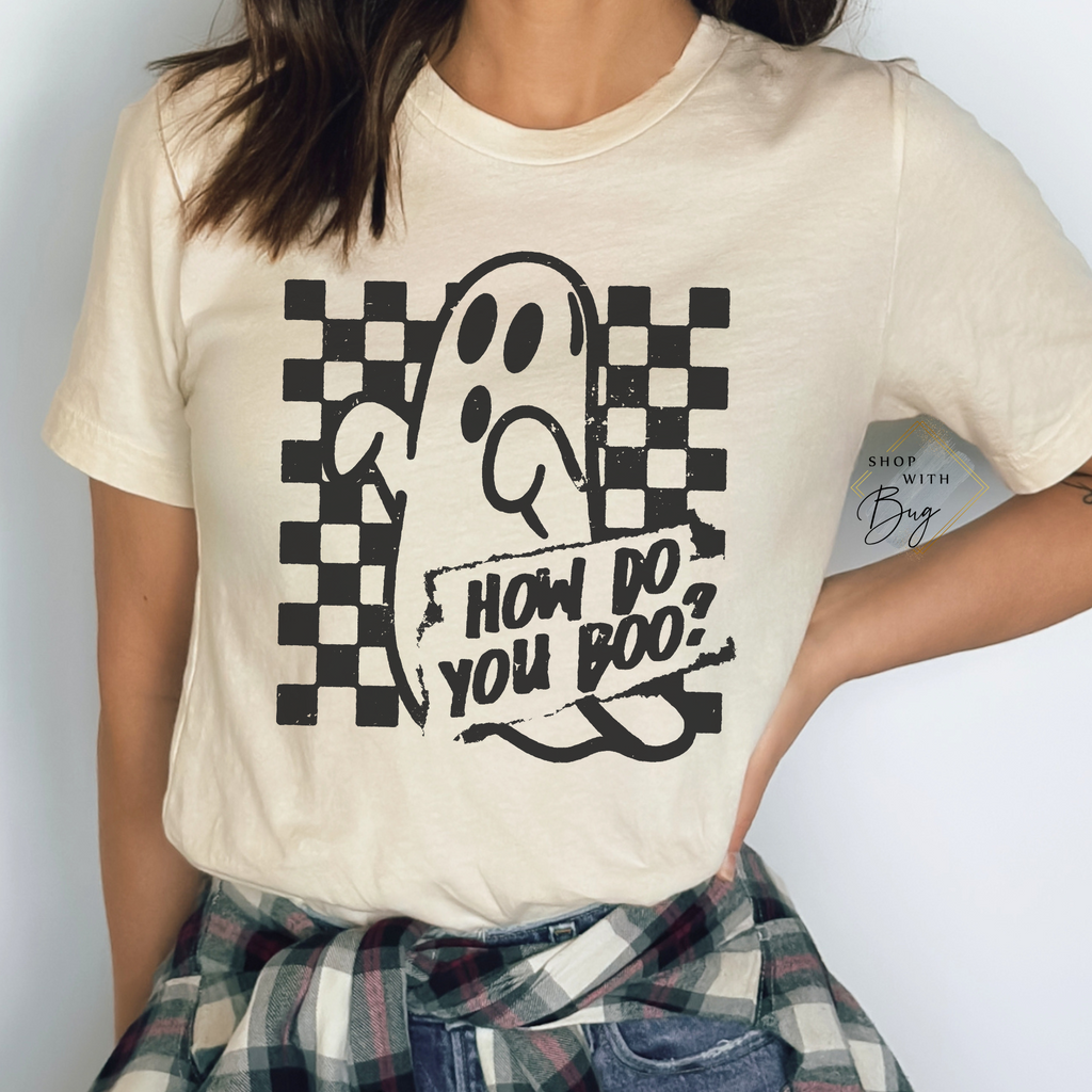 How Do you Boo Adult Short Sleeve Shirt
