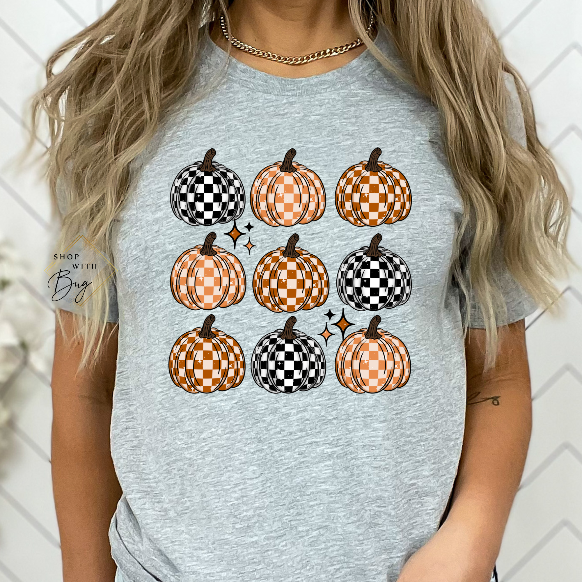 Retro Pumpkins Adult Short Sleeve Shirt