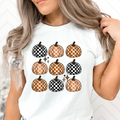 Retro Pumpkins Adult Short Sleeve Shirt