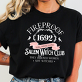 Fire Proof Salem Witch Club Adult Shirt