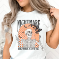 Nightmare Before Before Coffee Adult Short Sleeve Shirt
