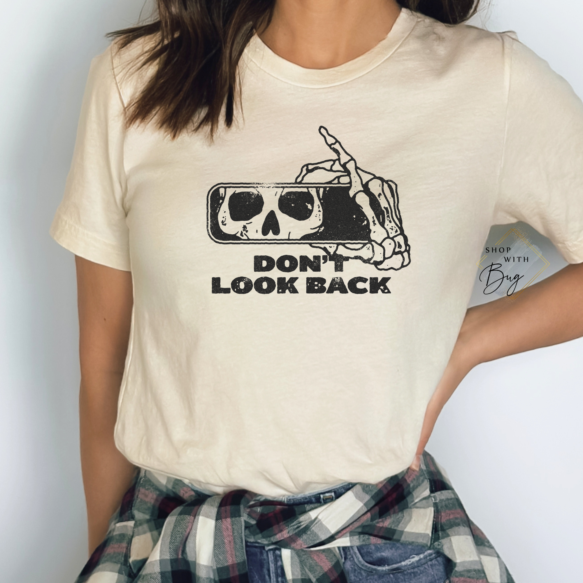 Don't Look Back Adult Short Sleeve Shirt