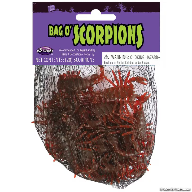 Bag of Scorpions Decoration - 20 Pc.