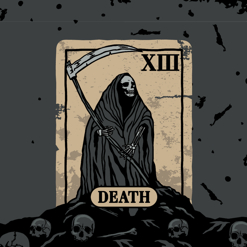 Death Tarot Card Ankle Socks