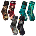 Cute and Evil Cryptids Crew Sock Pack | 6 Designs